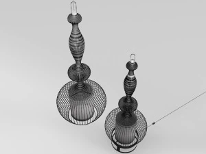 lampe suspension imperatrice 3D Model