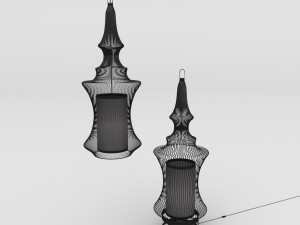lampe suspension tibet 3D मॉडल