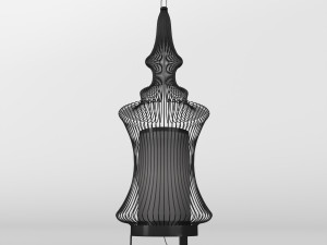 lampe suspension tibet 3D Model