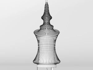 lampada a sospensione tibet Modello 3D