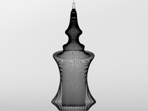lampe suspension tibet 3D Model