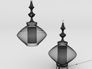 lampe suspension opium 3D मॉडल