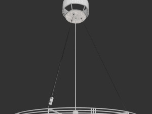 suspension mesh m blanc 3D Model