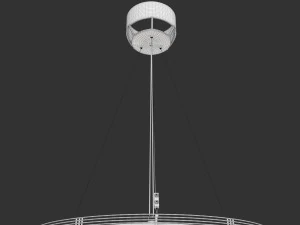 suspension mesh l blanc 3D Model