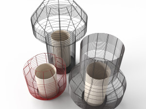 lamps from the mesh collection Modèle 3D