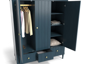made armoire bourbon Model 3D