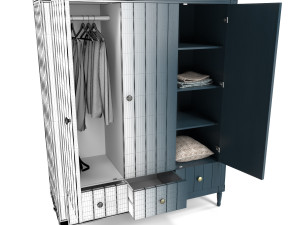 made armoire bourbon Model 3D