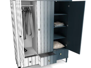 made armoire bourbon 3D Model