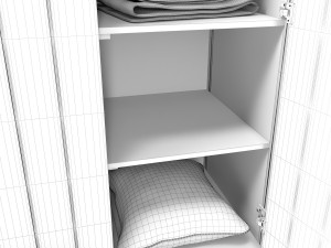 made armoire bourbon Model 3D