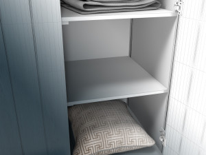 made armoire bourbon Model 3D