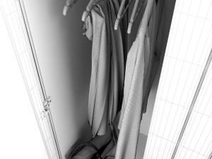 made armoire bourbon Model 3D