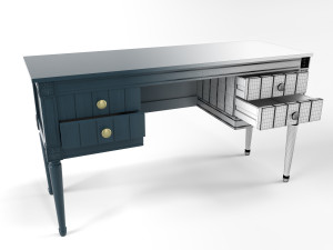 made bourbon vintage desk 3D Model