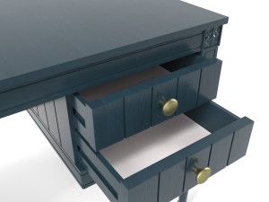 made bourbon vintage desk 3D Model