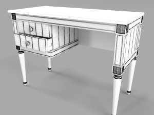made bourbon vintage compact desk grey Modèle 3D