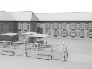 parte de la ciudad Modelo 3D