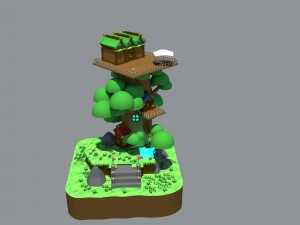 tree house 3D 모델