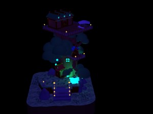tree house Model 3D