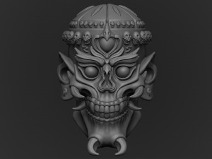 Tibetan Skull 3Dモデル