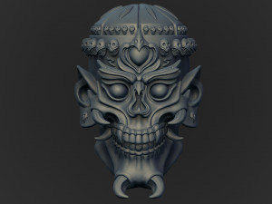 Tibetan Skull 3Dモデル