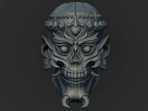 Cr&acirc;nio Tibetano Modelo 3D