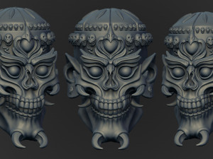 Tibetan Skull 3Dモデル