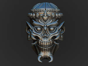 Tibetan Skull 3Dモデル