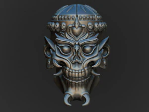 Cr&acirc;nio Tibetano Modelo 3D