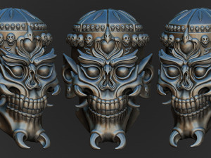 Tibetan Skull 3Dモデル