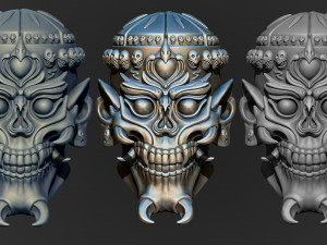 Tibetan Skull 3Dモデル