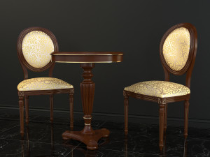 chair table classic 3D Модель