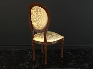 chair table classic 3D Model