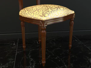 chair table classic 3D Model