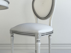 chair table classic 3D Модель