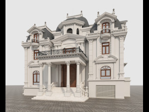 classic villa 3D Модель
