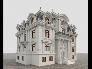 classic villa 3D Модель