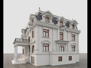 classic villa 3D Модель