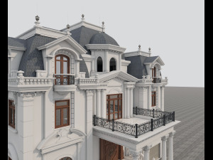 classic villa 3D Модель
