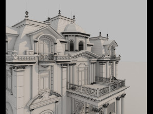 classic villa 3D Модель