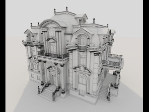 classic villa 3D Модель