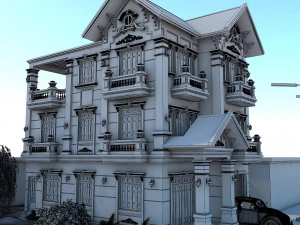 residential building 3D Model