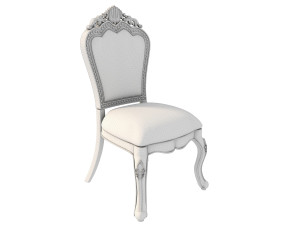 dinning classic table chair Modèle 3D
