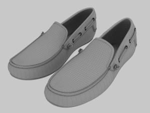 fashion leather shoes Modèle 3D