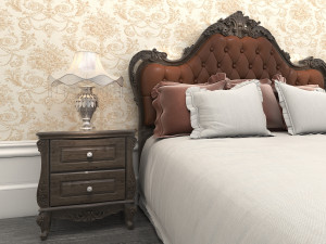 classic bed 2 Modèle 3D