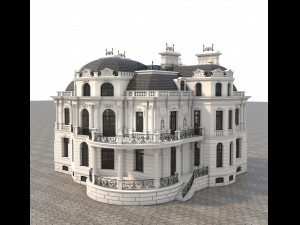 classic villa 2 3Dモデル