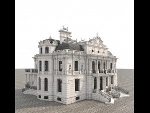 classic villa 2 3Dモデル