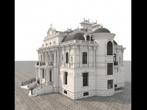 classic villa 2 3Dモデル