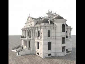 클래식 빌라 2 3D 모델