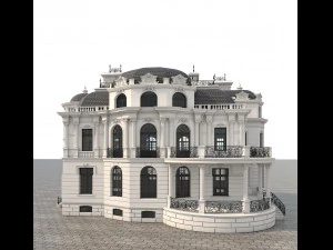 클래식 빌라 2 3D 모델