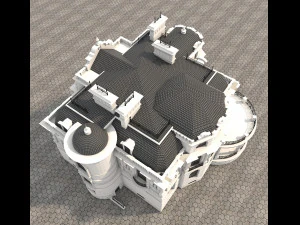 클래식 빌라 2 3D 모델