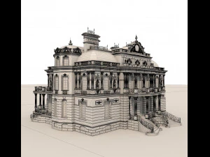 클래식 빌라 2 3D 모델